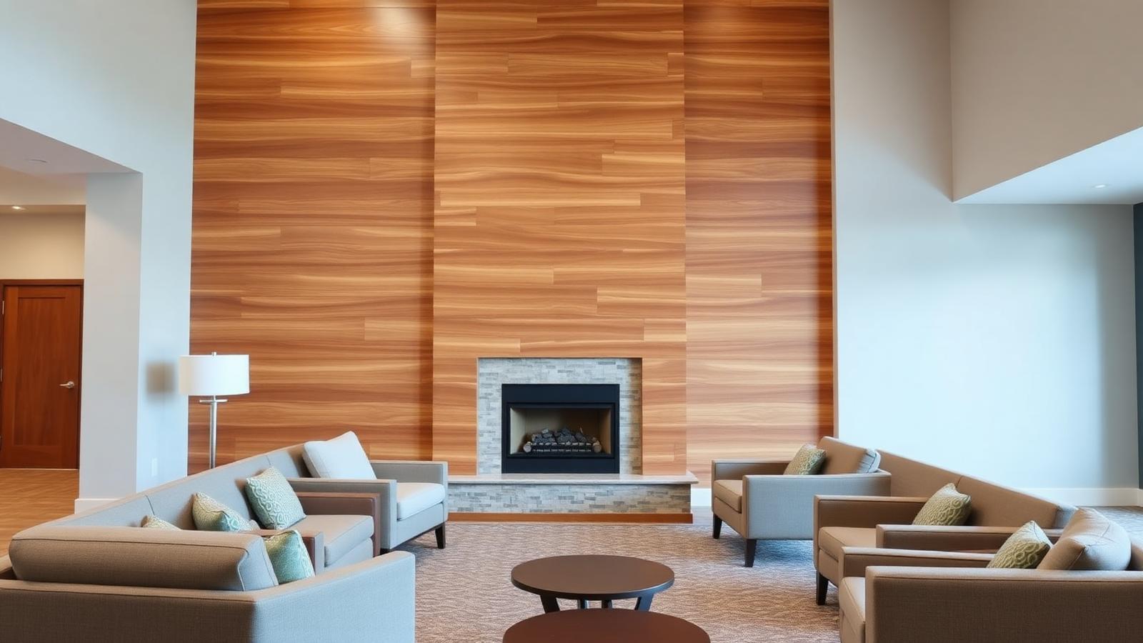 Senior Living millwork by Sandha Woodworks